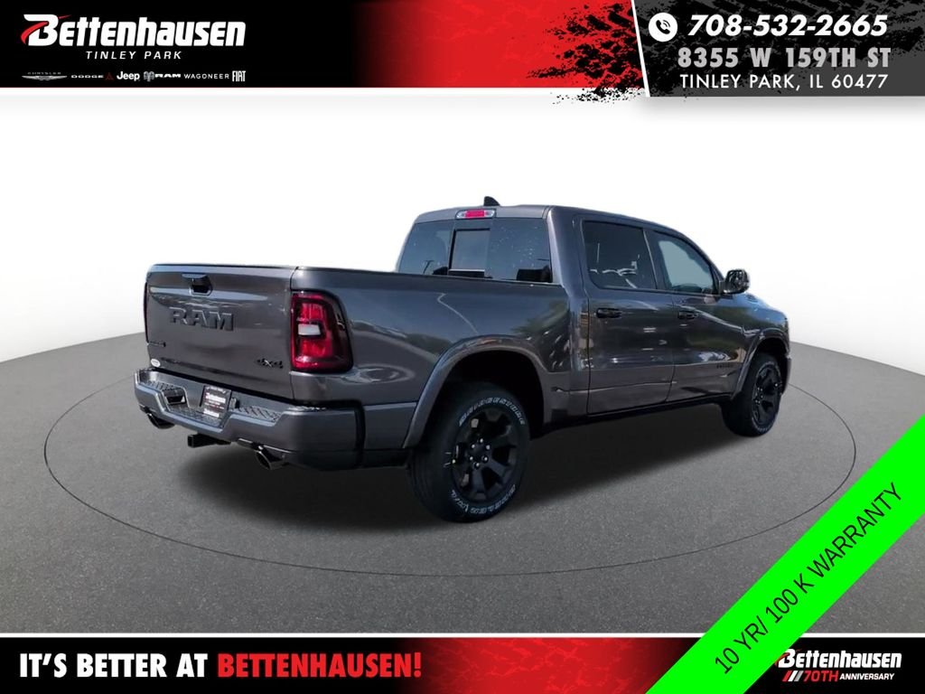 New 2026 Granite Crystal Metallic Clear-Coat Exterior Paint RAM Big Horn/Lone Star image 6