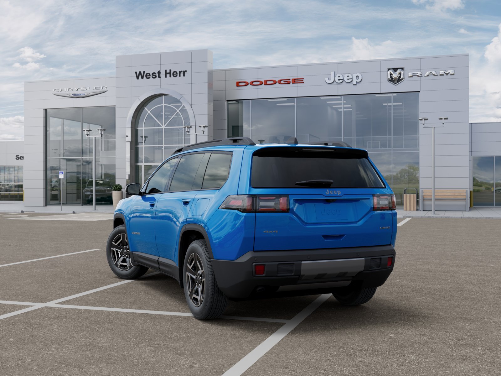 New 2026 Hydro Blue Pearl-Coat Exterior Paint Jeep Limited image 29