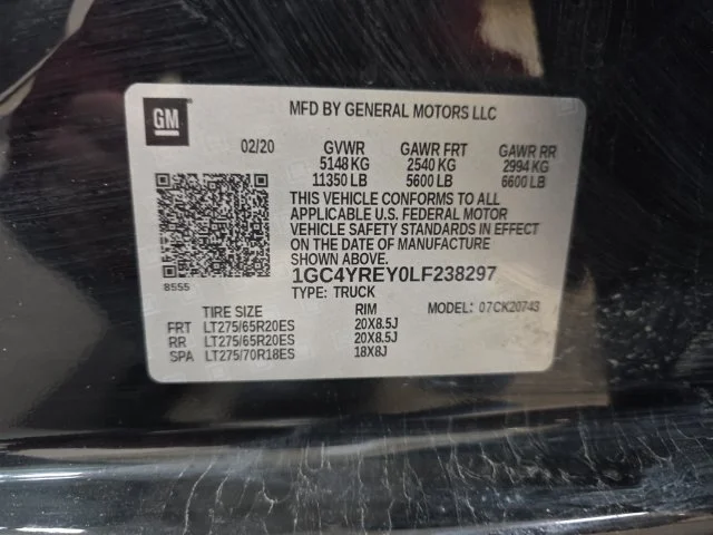 Used 2020 Black Chevrolet High Country image 25