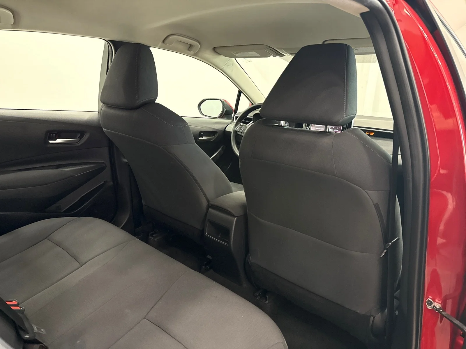 Used 2021 Barcelona Red Metallic Toyota LE image 38