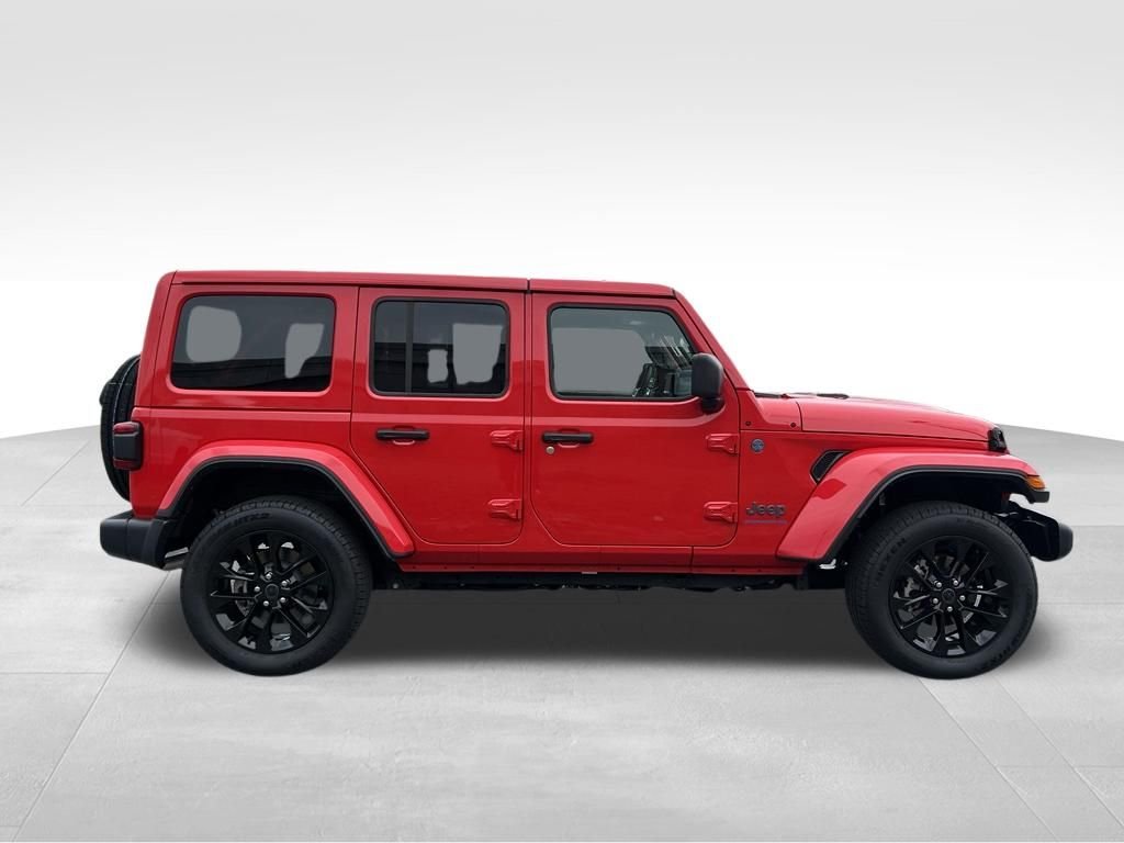Used 2025 Firecracker Red Clearcoat Jeep Sahara 4xe image 6