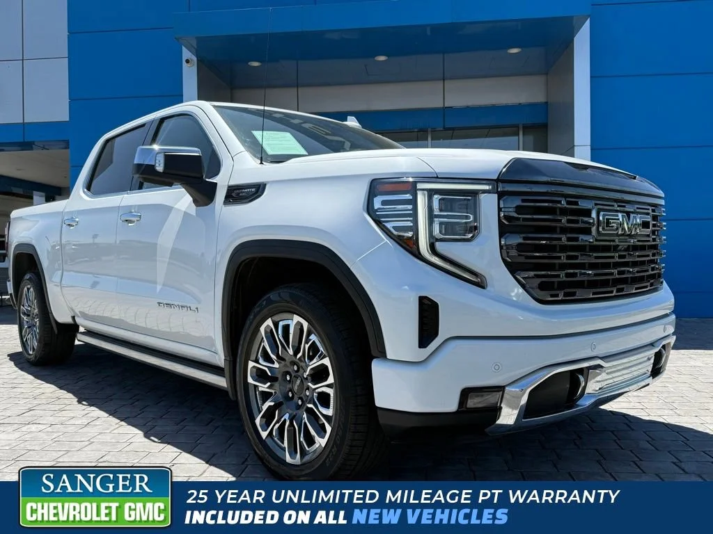 Used 2023 White Frost Tricoat GMC Denali Ultimate image 4