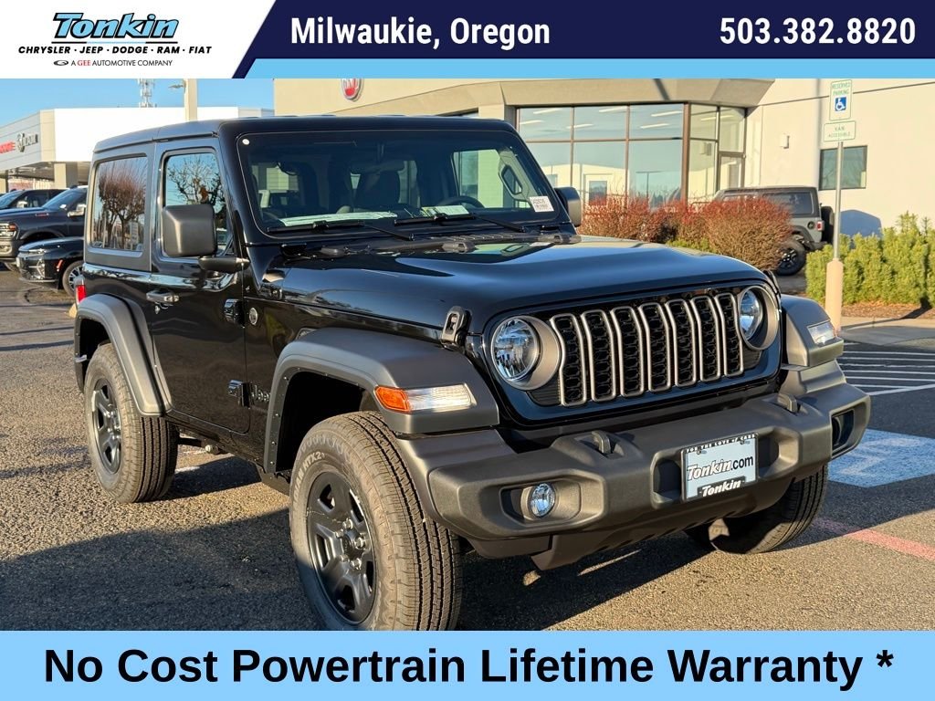 New 2026 Black Clearcoat Jeep Sport image 1