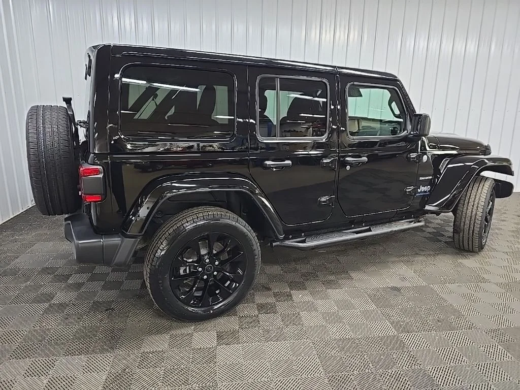 Used 2024 Black Jeep Sahara 4xe image 3