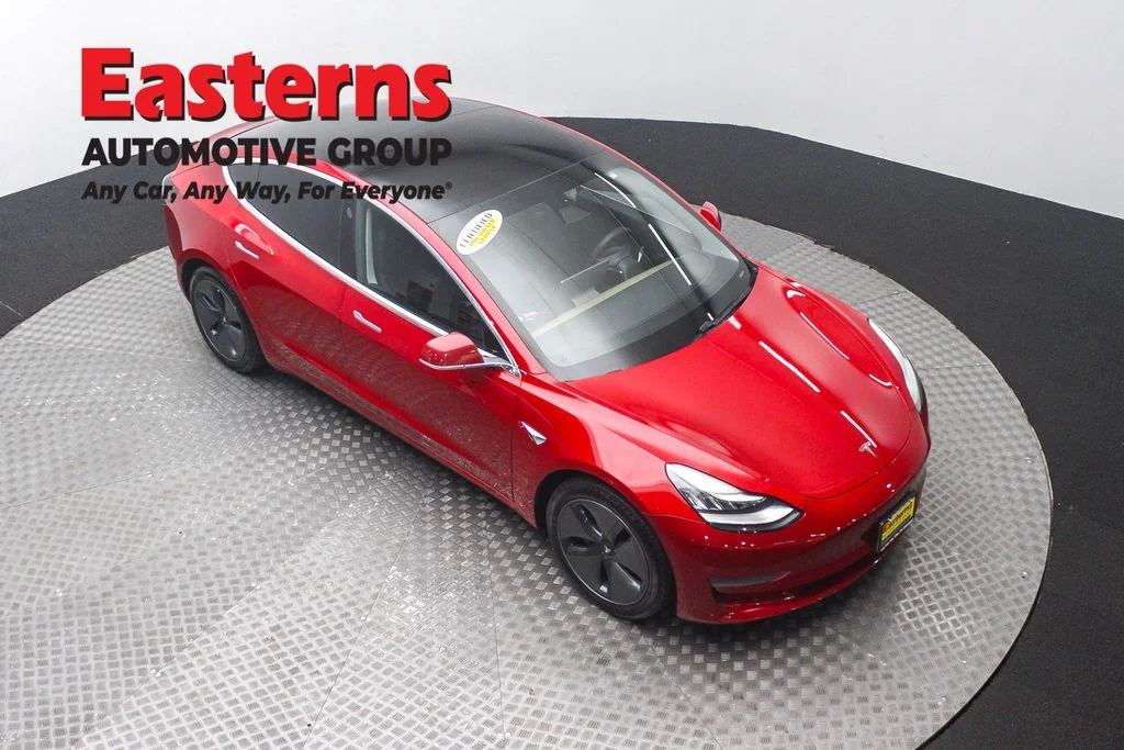 Used 2020 Red Tesla Standard image 3