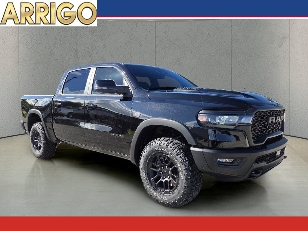 New 2027 Diamond Black Crystal Pearl-Coat Exterior Paint RAM Rebel image 1
