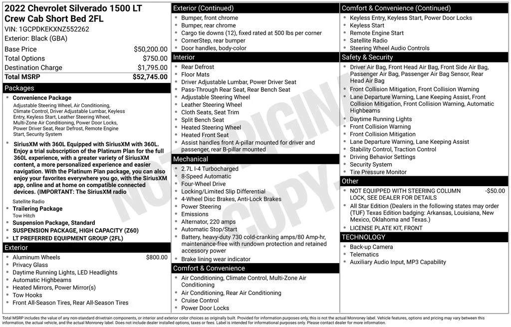 Used 2022 Black Chevrolet LT image 6