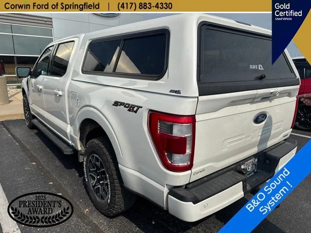 Used 2022 White Metallic Ford Lariat image 9
