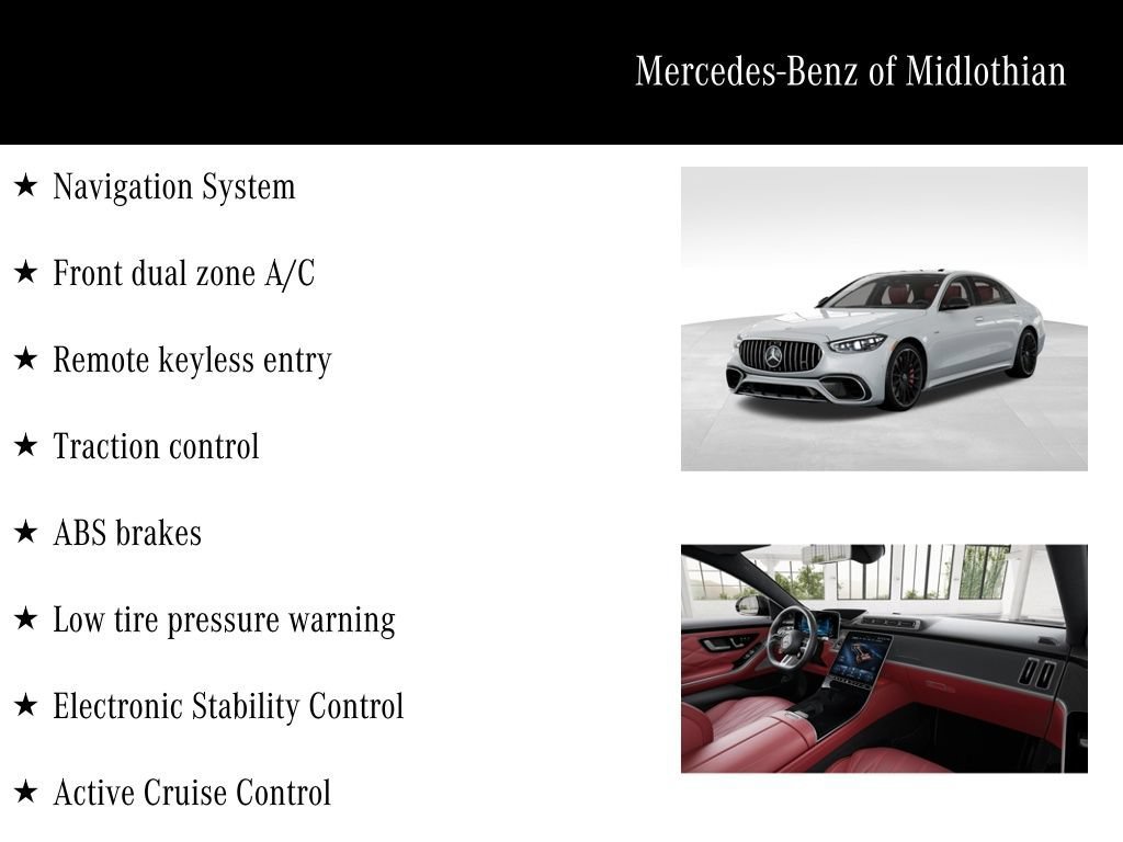New 2026 MANUFAKTUR Moonlight White Metallic Mercedes-Benz S 63 E AMG® image 50