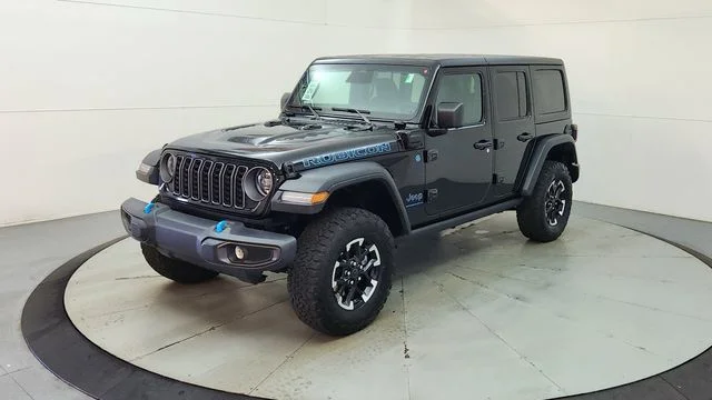 Used 2025 Black Jeep Rubicon 4xe image 3