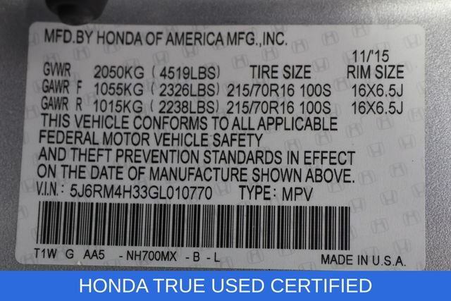 Used 2016 Silver Honda LX image 26