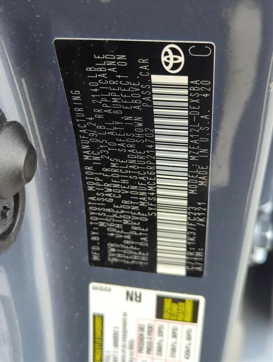Used 2024 Celestite Toyota SE image 26