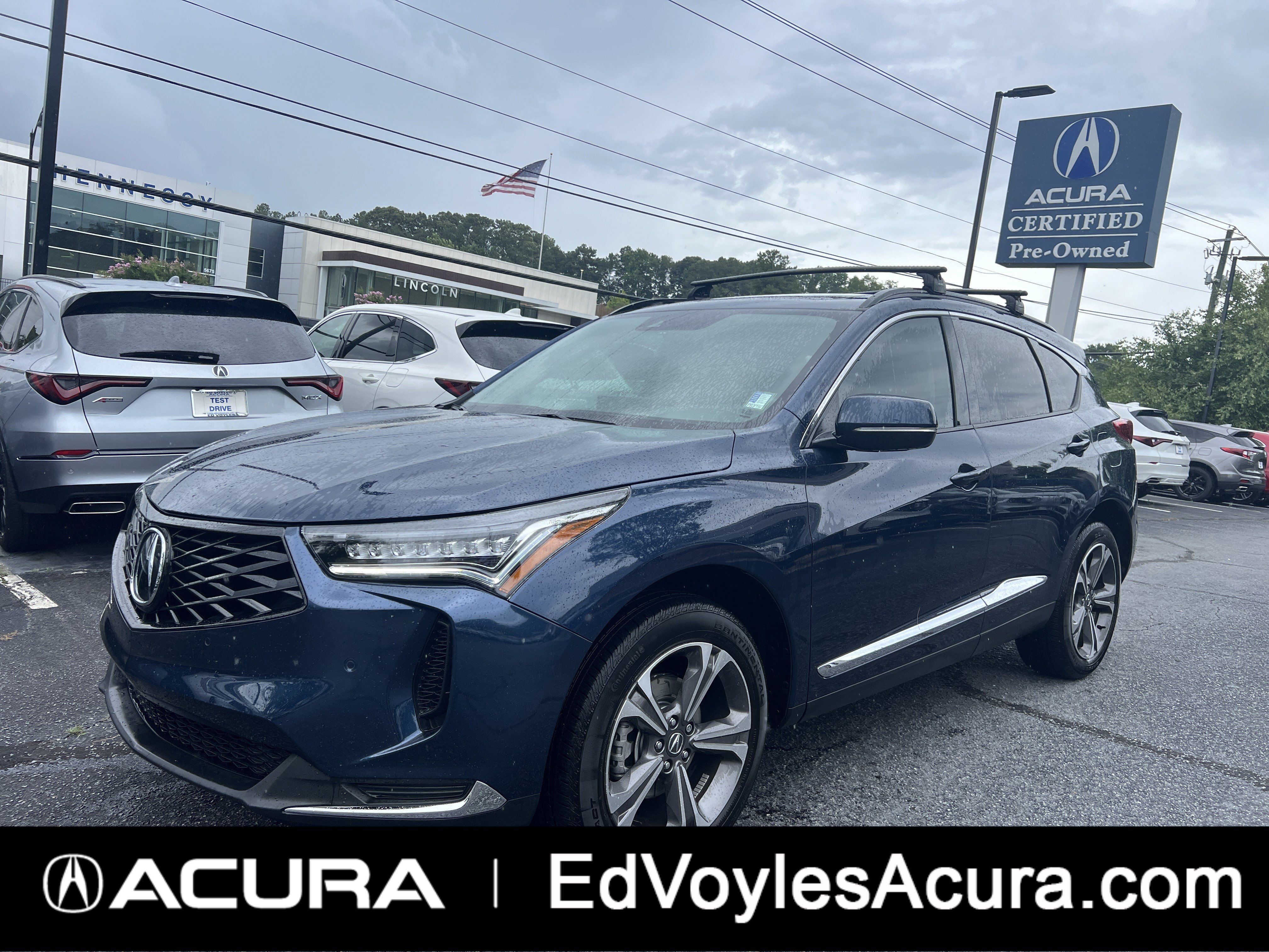 Certified Used 2025 Canyon River Blue Metallic Acura w/Technology Package image 1