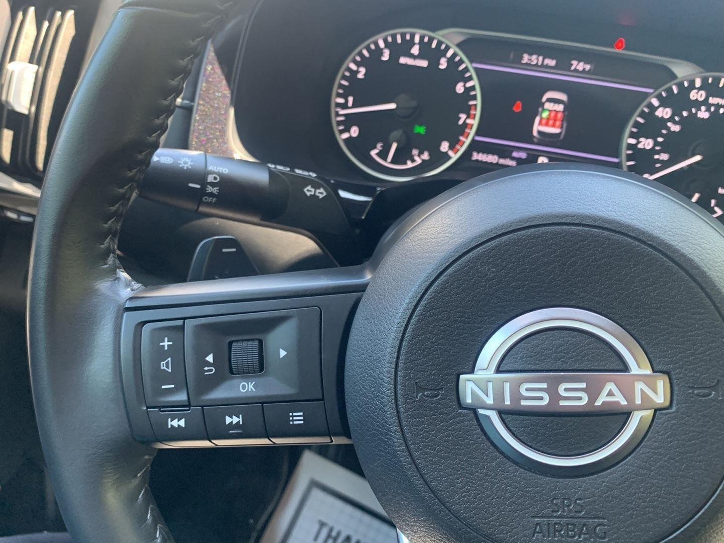 Used 2024 Super Black Nissan SV image 18