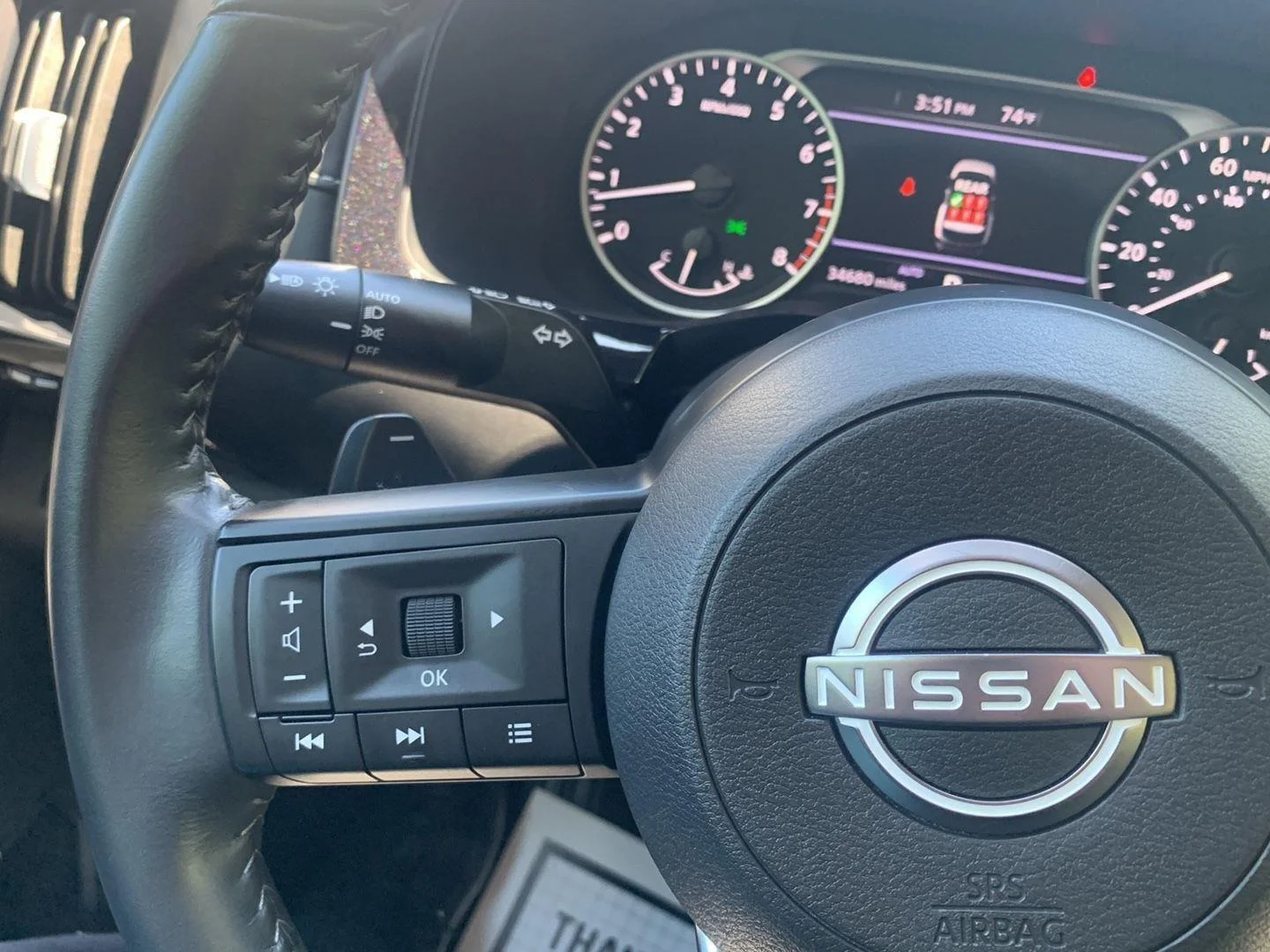 Used 2024 Super Black Nissan SV image 18