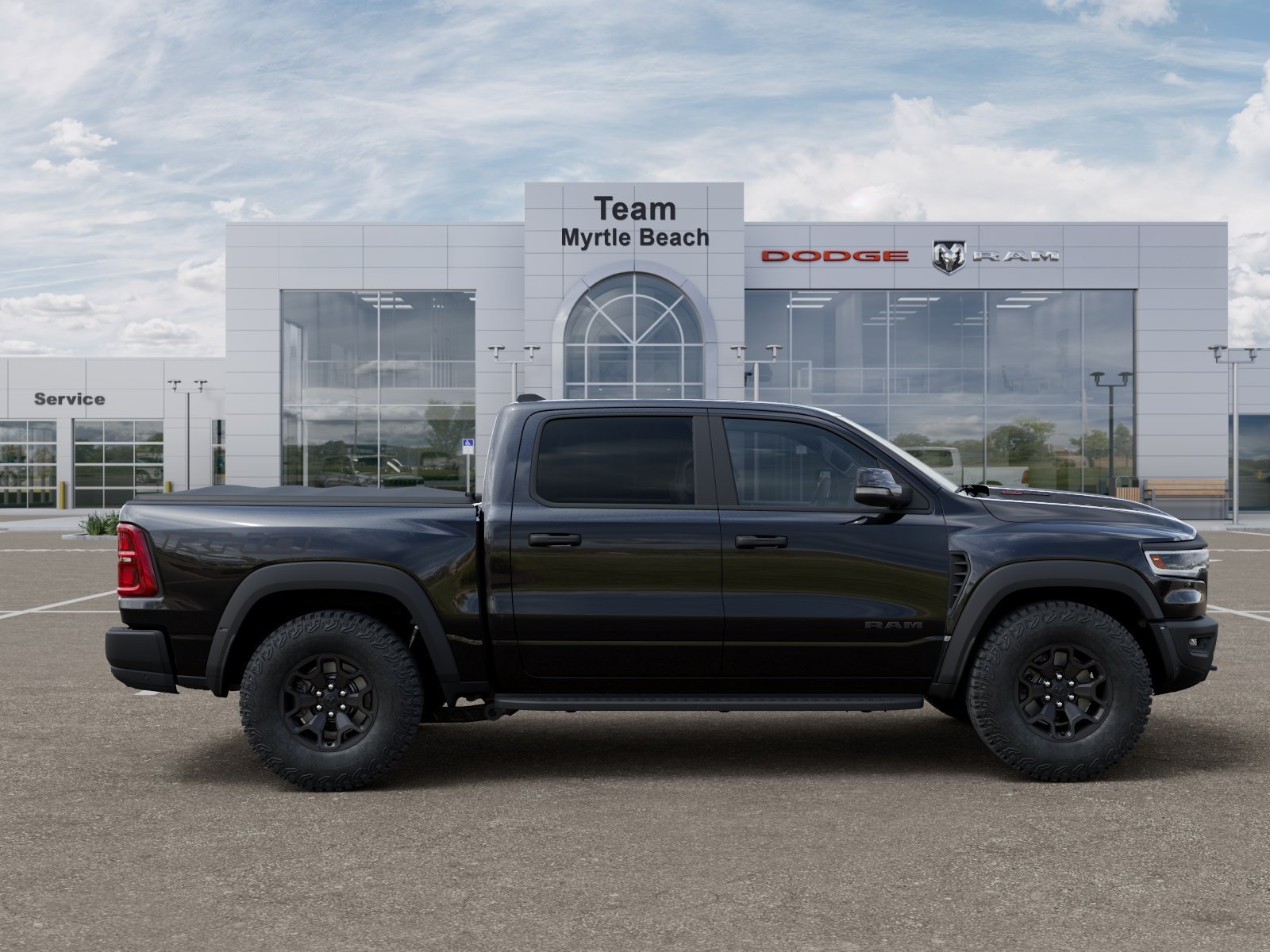 New 2026 Diamond Black Crystal Pearl-Coat Exterior Paint RAM RHO image 47
