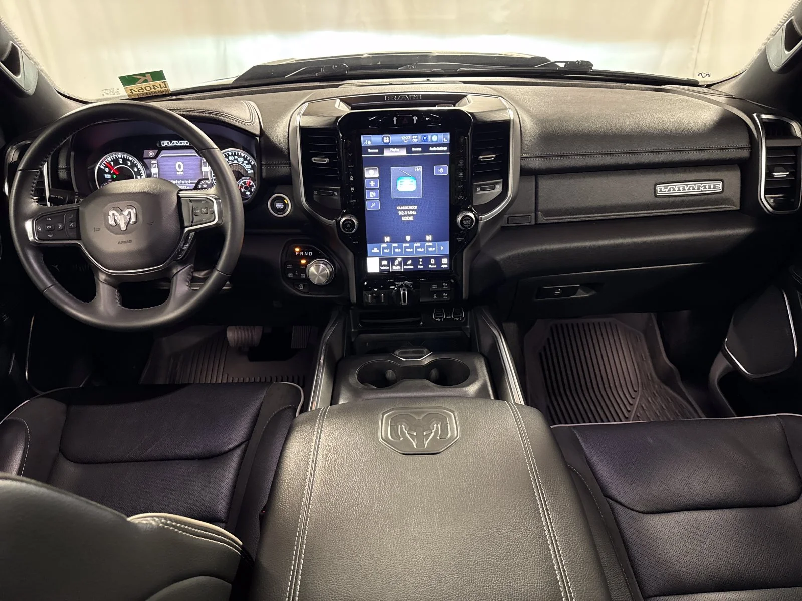 Used 2024 Diamond Black Crystal Pearlcoat Ram Laramie image 4