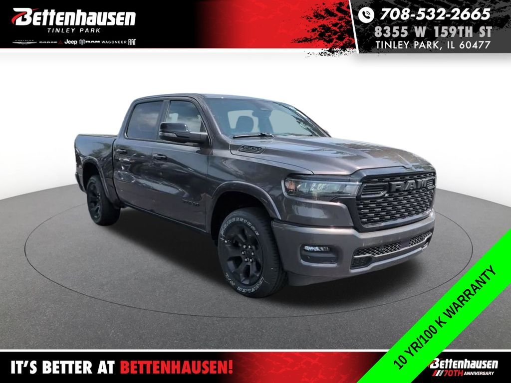 New 2026 Granite Crystal Metallic Clear-Coat Exterior Paint RAM Big Horn image 3