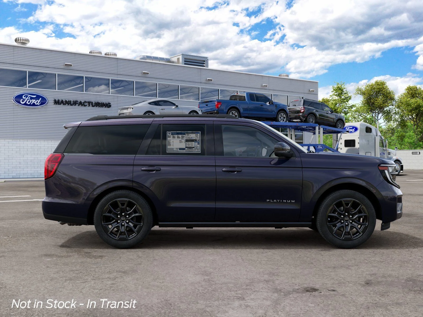 New 2027 Blue Ember Metallic Ford Platinum image 8
