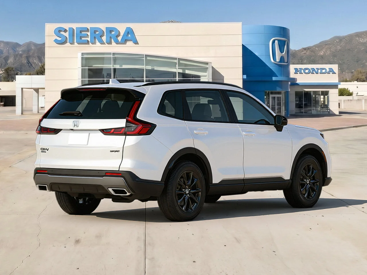 New 2026 Platinum White Pearl Honda 2WD Sport-L Hybrid image 3