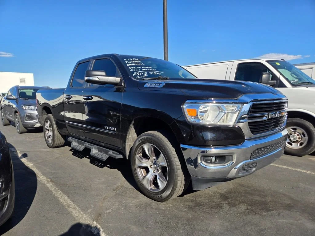 Used 2019 Diamond Black Cry Ram Big Horn/Lone Star image 1