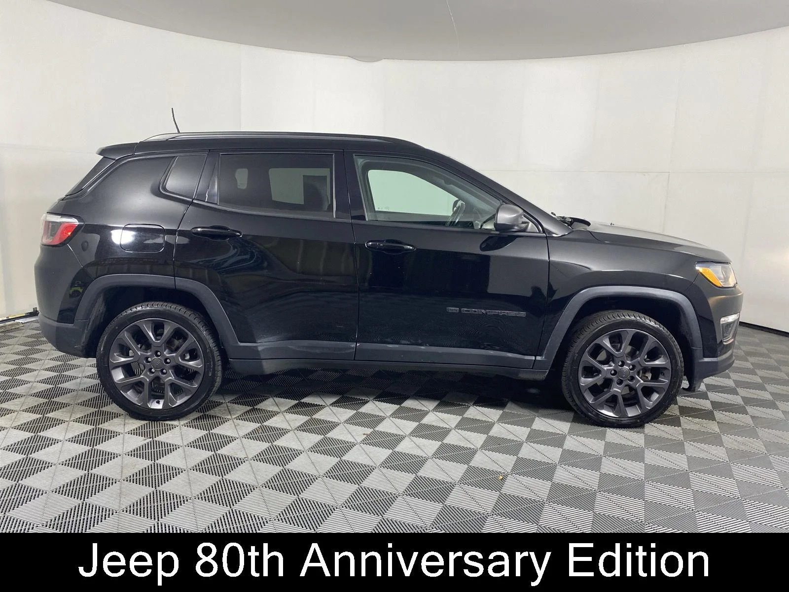 Used 2021 Diamond Black Crystal Pearlcoat Jeep 80th Anniversary image 13