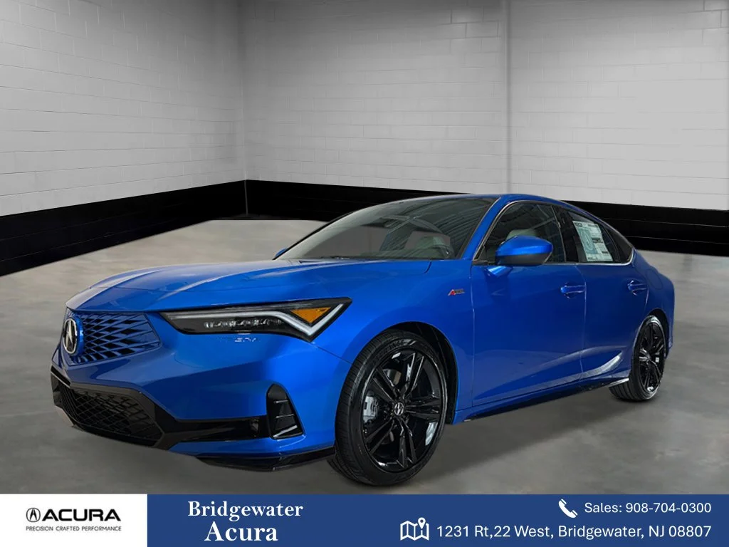 Double Apex Blue Pearl 2026 Acura Integra FWD with A-SPEC Package Sedan Front-Wheel Drive