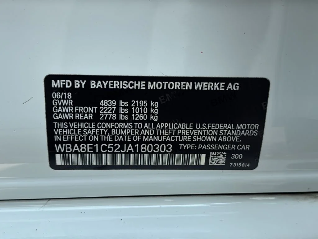 Used 2018 Alpine White BMW 330e iPerformance image 39
