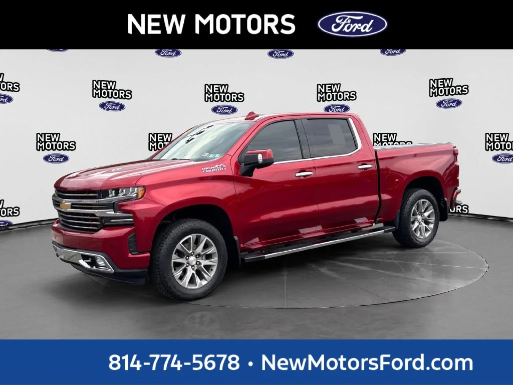 Used 2021 Cherry Red Chevrolet High Country image 1
