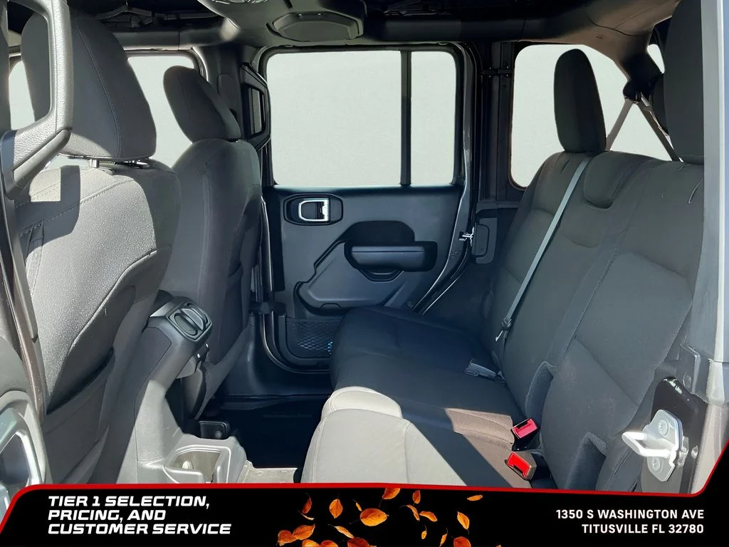 Used 2021 Gray Jeep Unlimited Sport S image 12