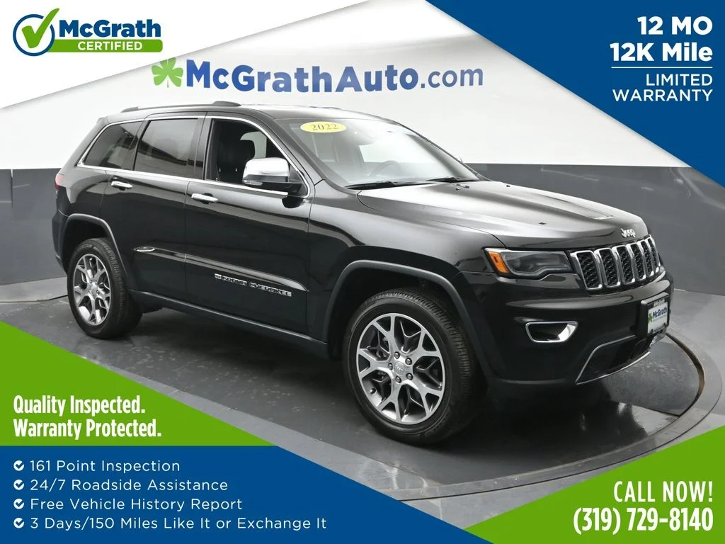 Used 2022 Black Jeep Limited image 1