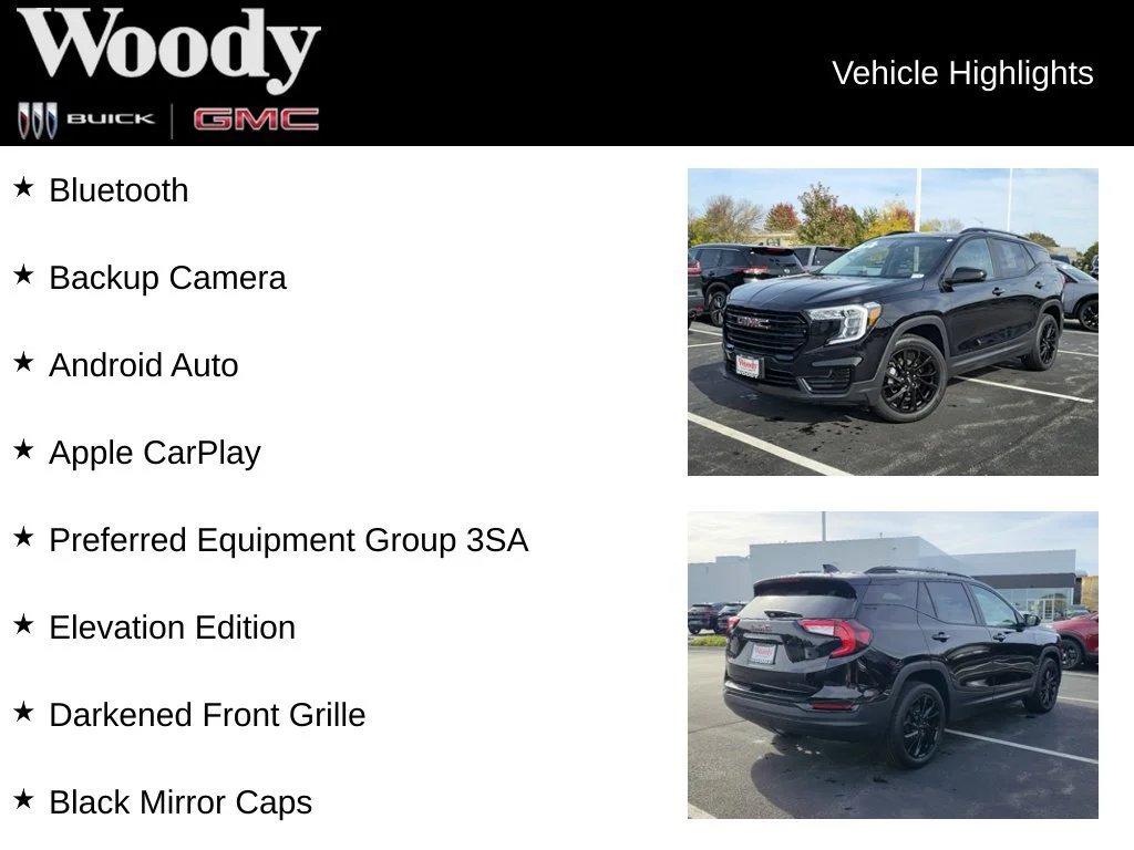 Certified Used 2024 Ebony Twilight Metallic GMC SLE image 3