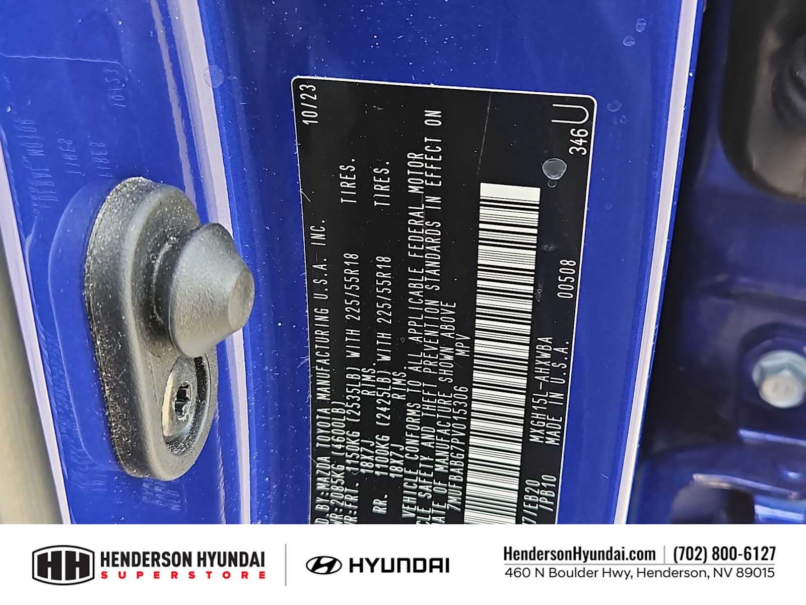 Used 2023 Blue Crush Metallic Toyota Hybrid XSE image 36