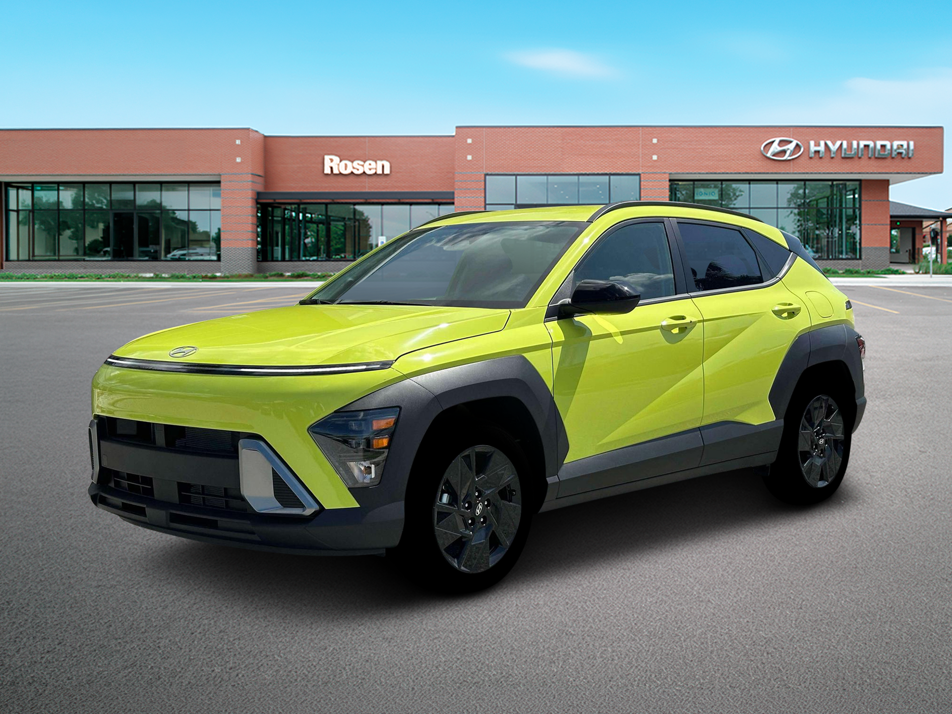 New 2026 Yellow Hyundai SEL Sport AWD image 2