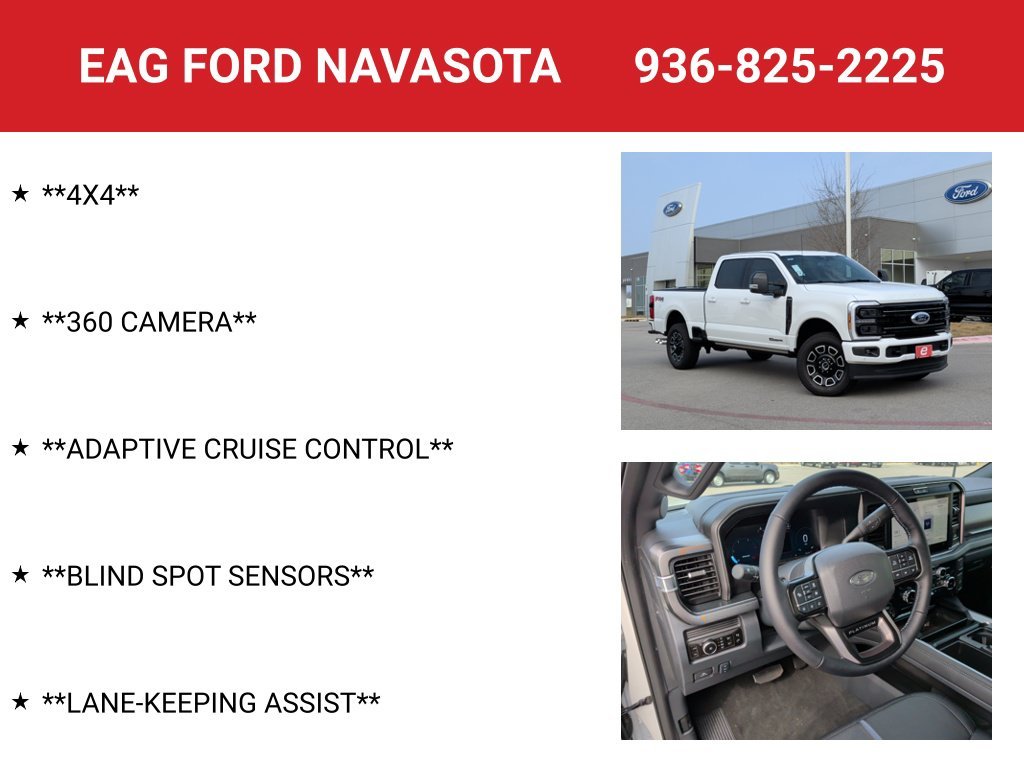 New 2026 Star White Metallic Tri-Coat Ford F-250® Platinum® image 8