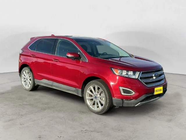 Used 2017 Ruby Red Metallic Ford Titanium image 3