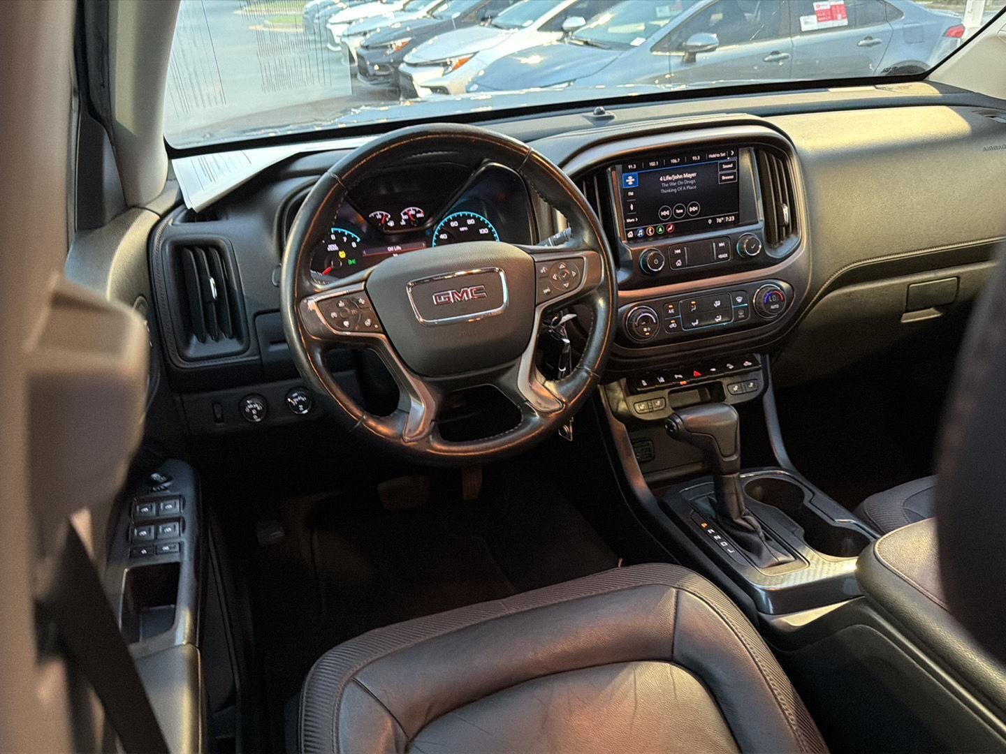 Used 2021 Satin Steel Metallic GMC 4WD AT4 w/Leather image 18