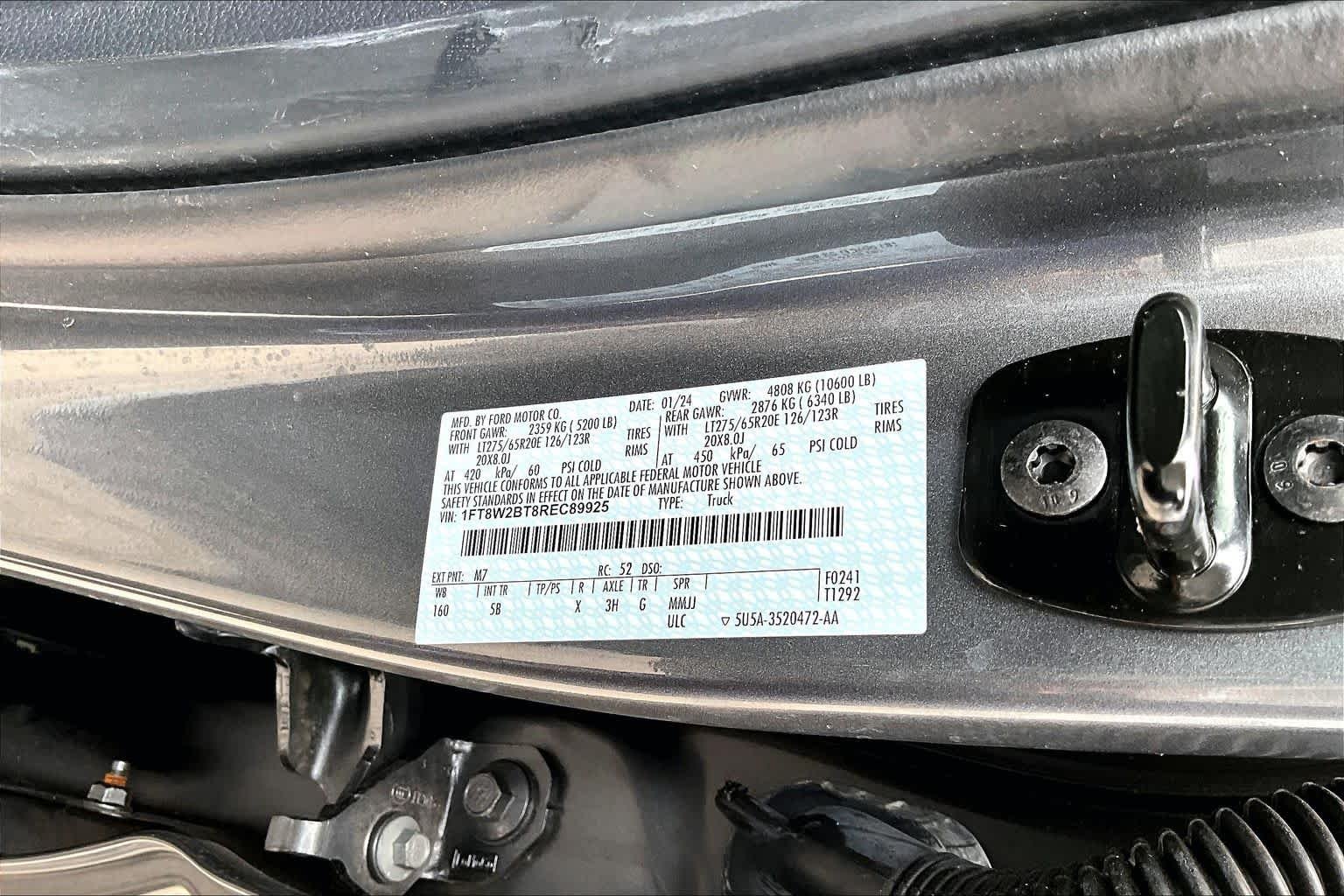 Certified Used 2024 Light Blue Clearcoat Metallic Ford LARIAT image 34