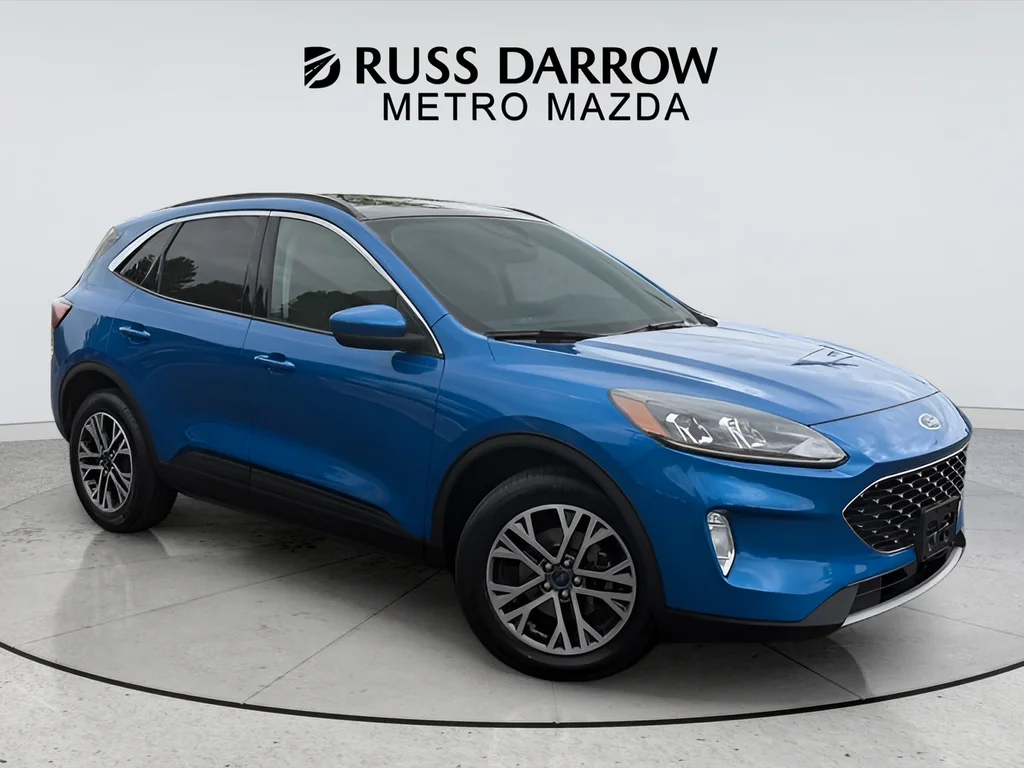 Used 2020 Blue Ford SEL image 7