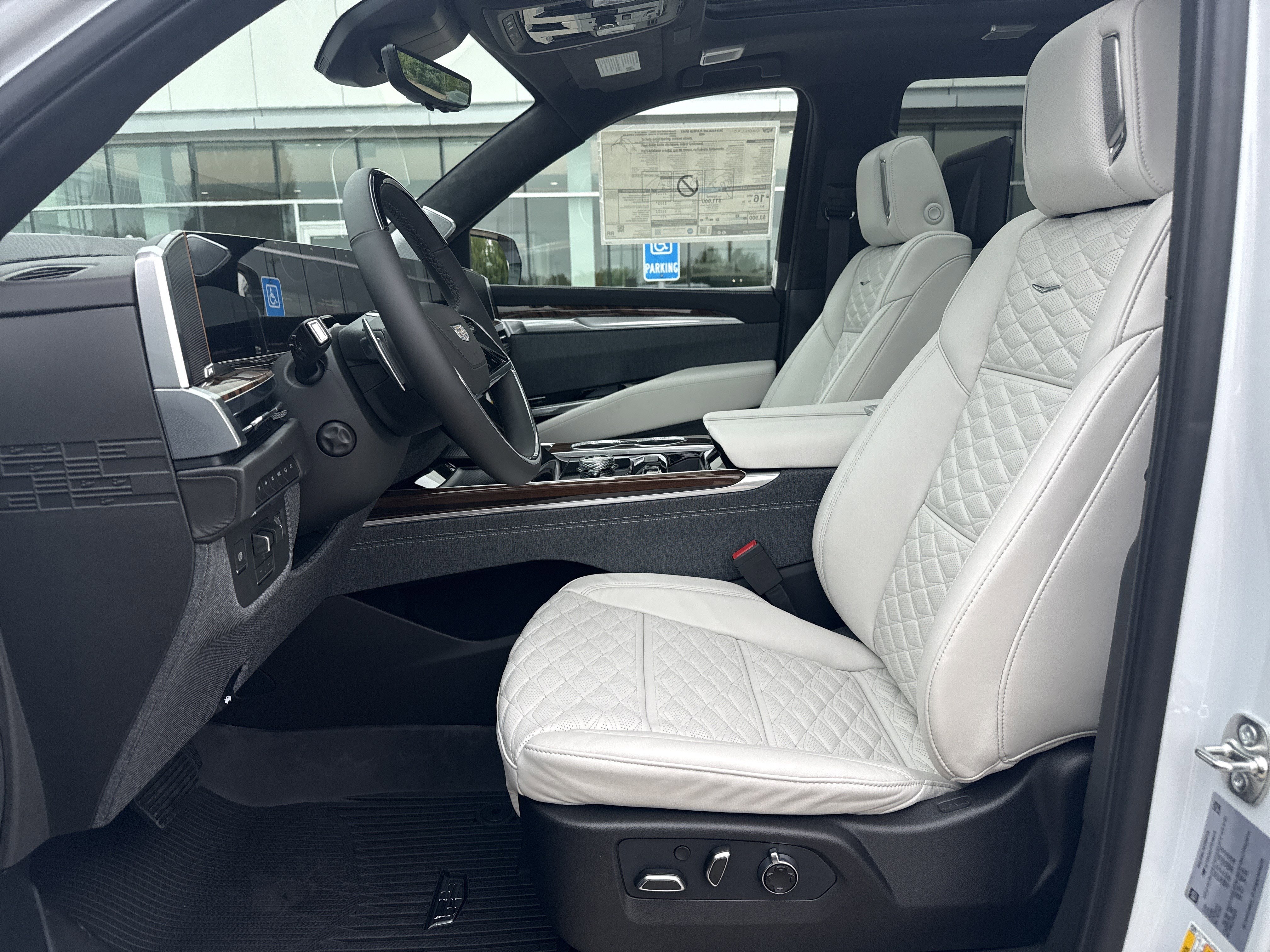 New 2026 Vibrant White Tricoat Cadillac Platinum Sport image 9
