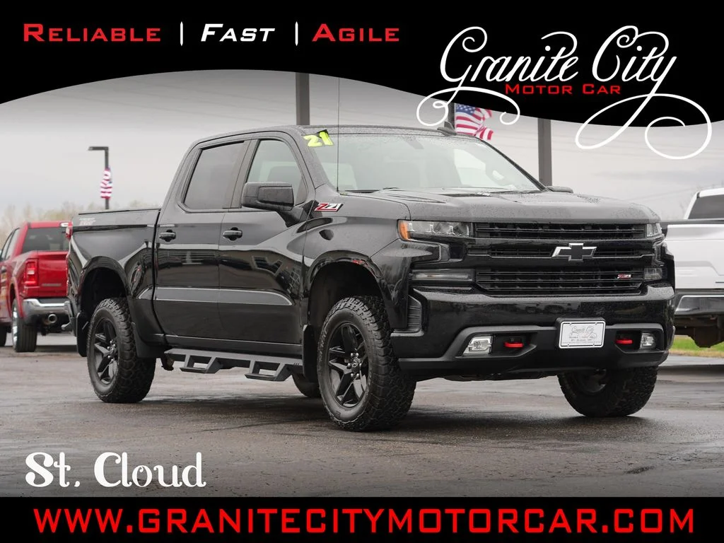 Used 2021 Black Chevrolet LT Trail Boss image 1