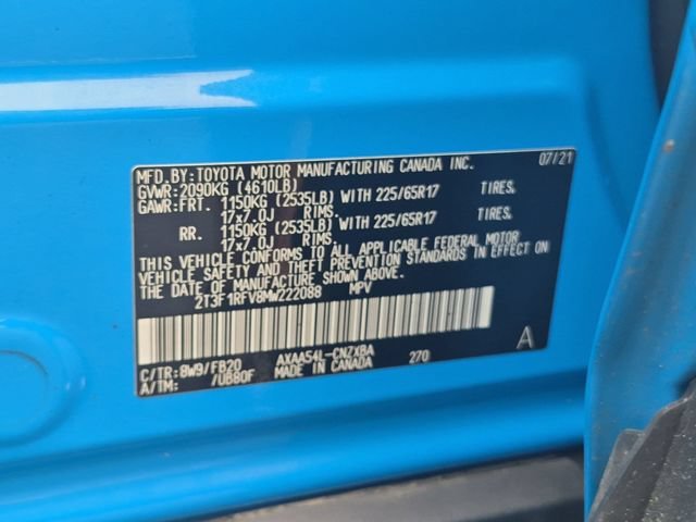 Used 2021 Blue Toyota LE image 33