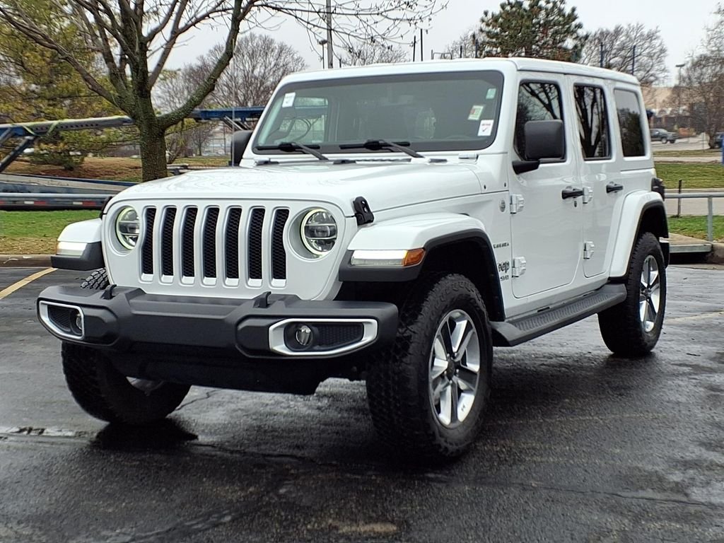 Used 2019 Jeep Wrangler Unlimited Sahara with VIN 1C4HJXEG3KW620808 for sale in Kansas City