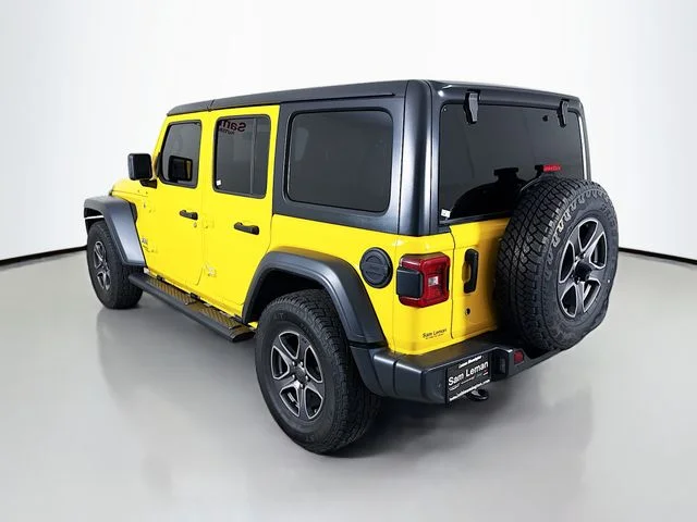Used 2018 Yellow Jeep Unlimited Sport S image 5