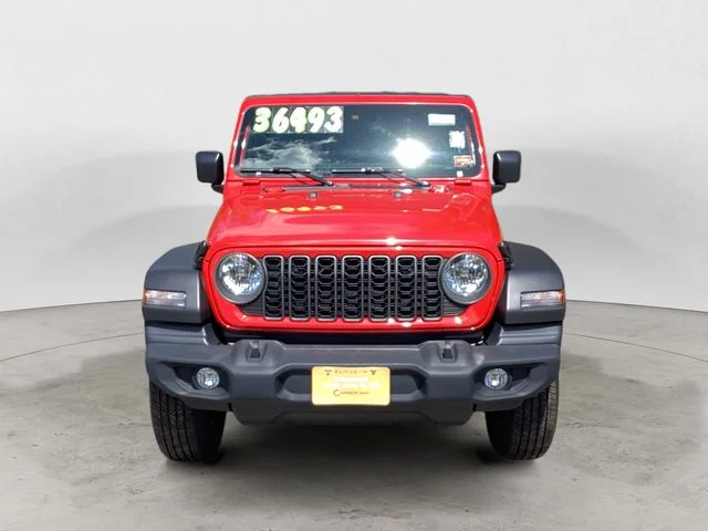 Certified Used 2025 Red Clearcoat Jeep Sport S image 8