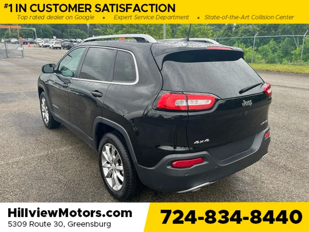 Used 2018 Diamond Black Jeep Limited image 4