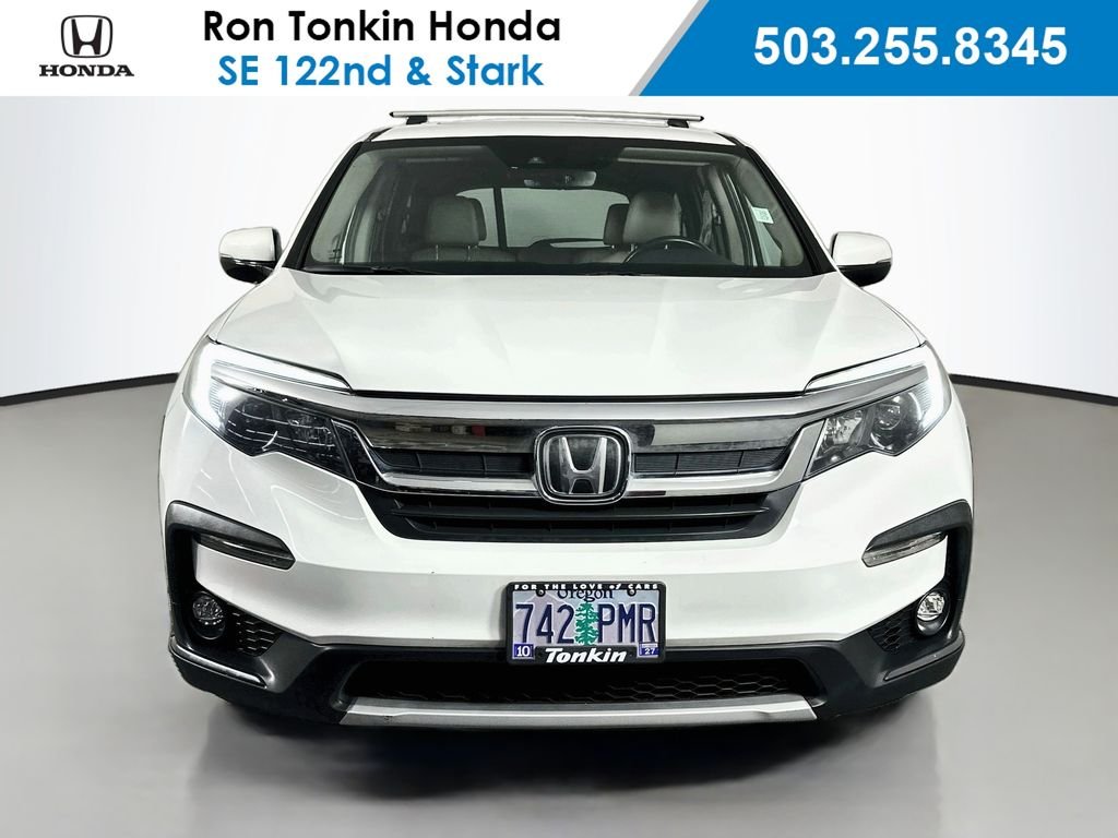 Used 2020 Platinum White Pearl Honda EX-L image 3