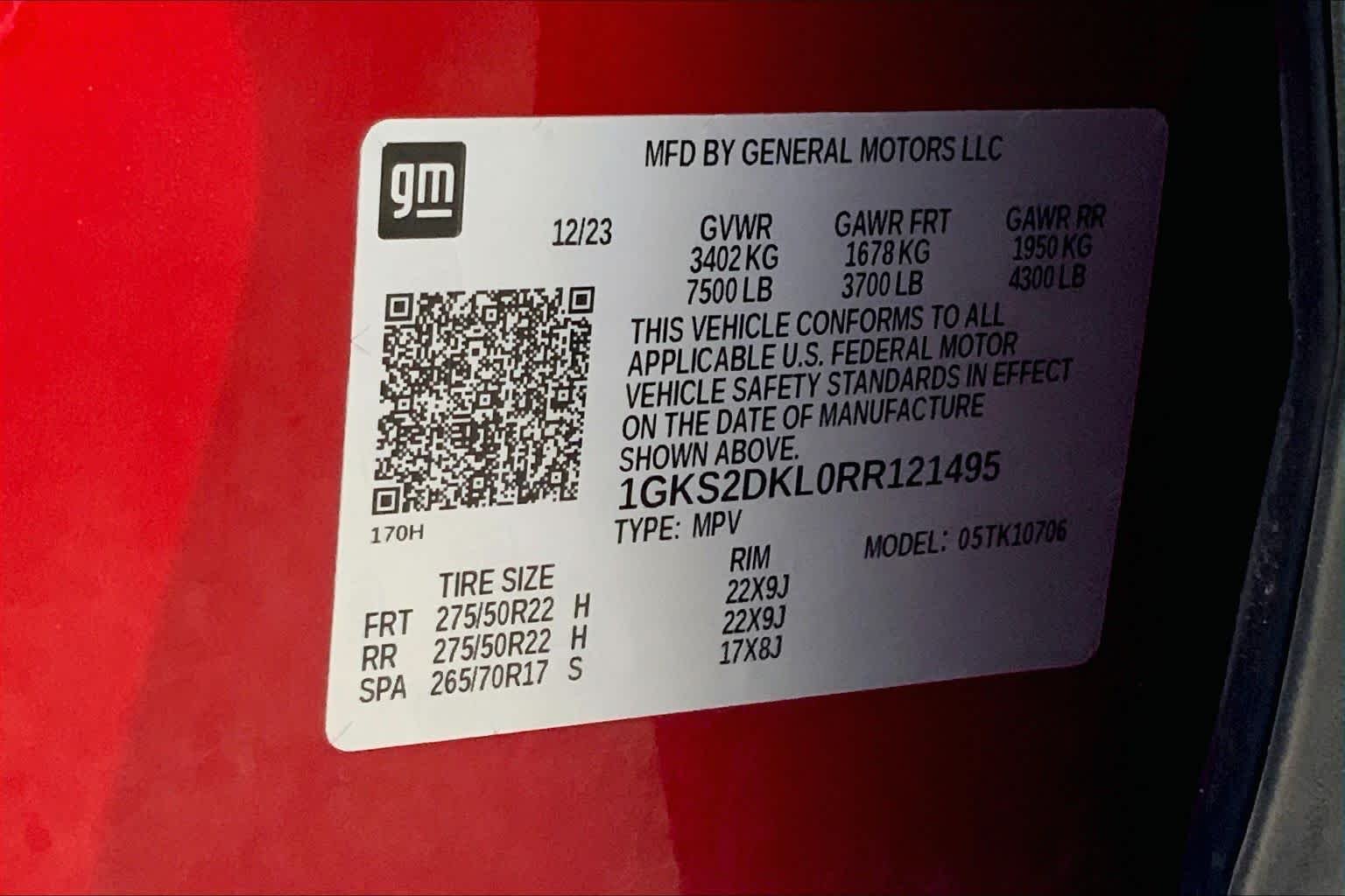 Used 2024 Volcanic Red Tintcoat GMC Denali image 37