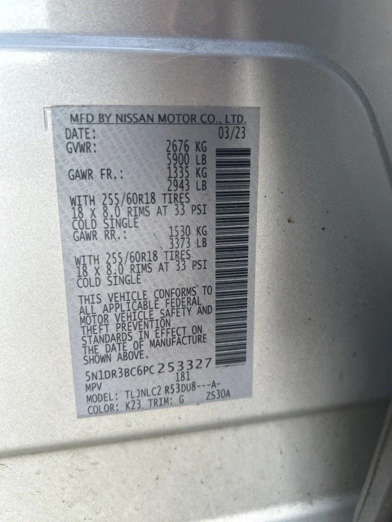 Used 2023 Silver Nissan SV image 17