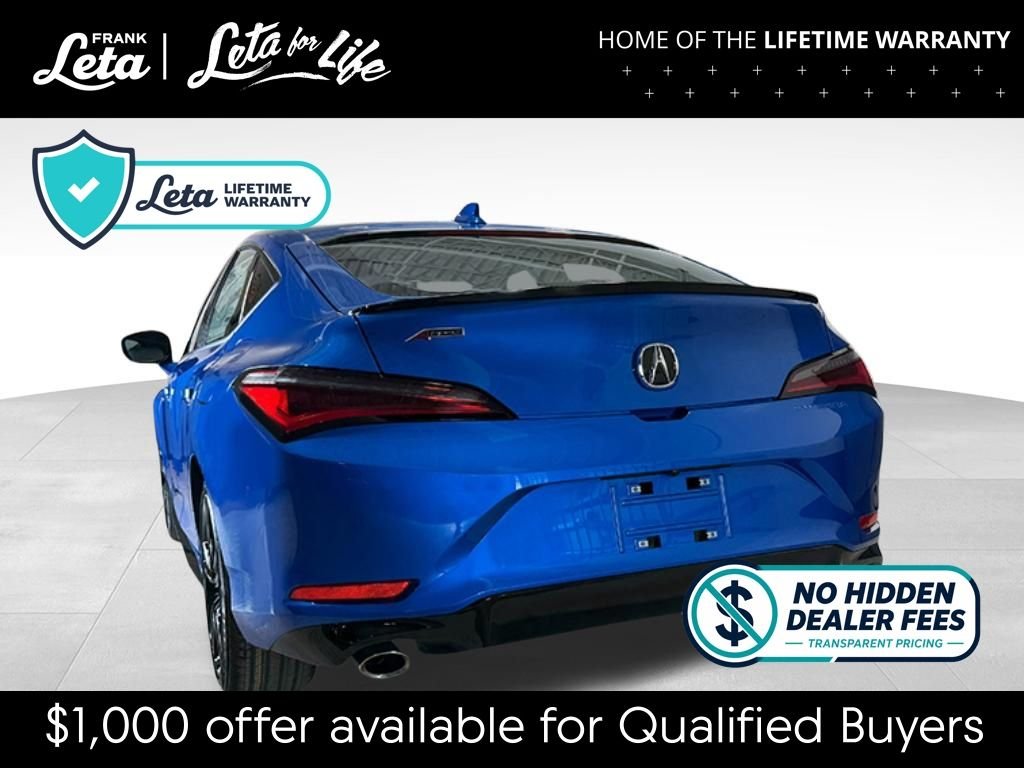 New 2026 Double Apex Blue Pearl Acura w/A-Spec Package image 7